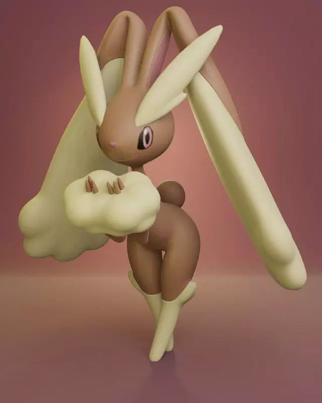 Pokemon - Lopunny 3D print model_0