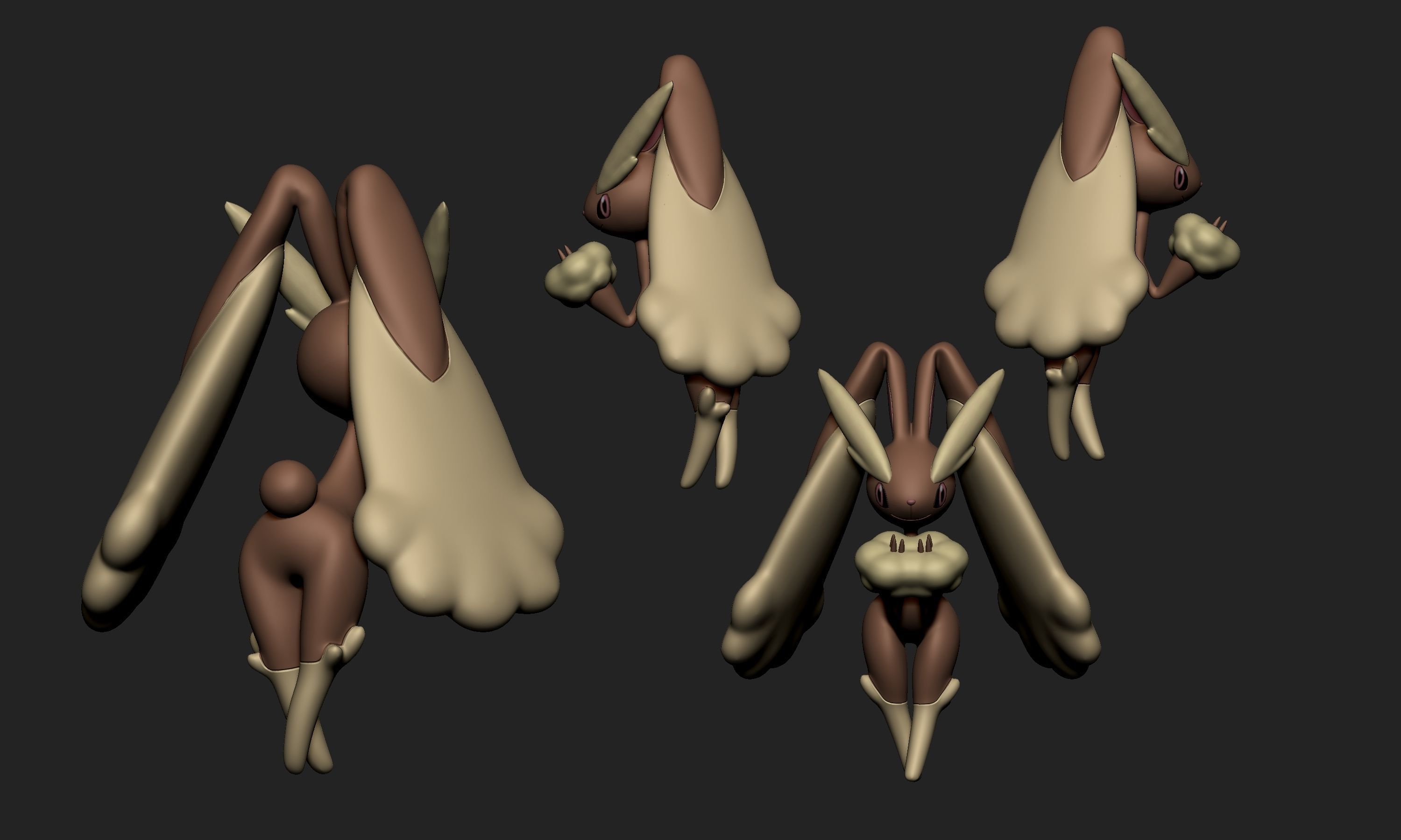 Pokemon - Lopunny 3D print model_3