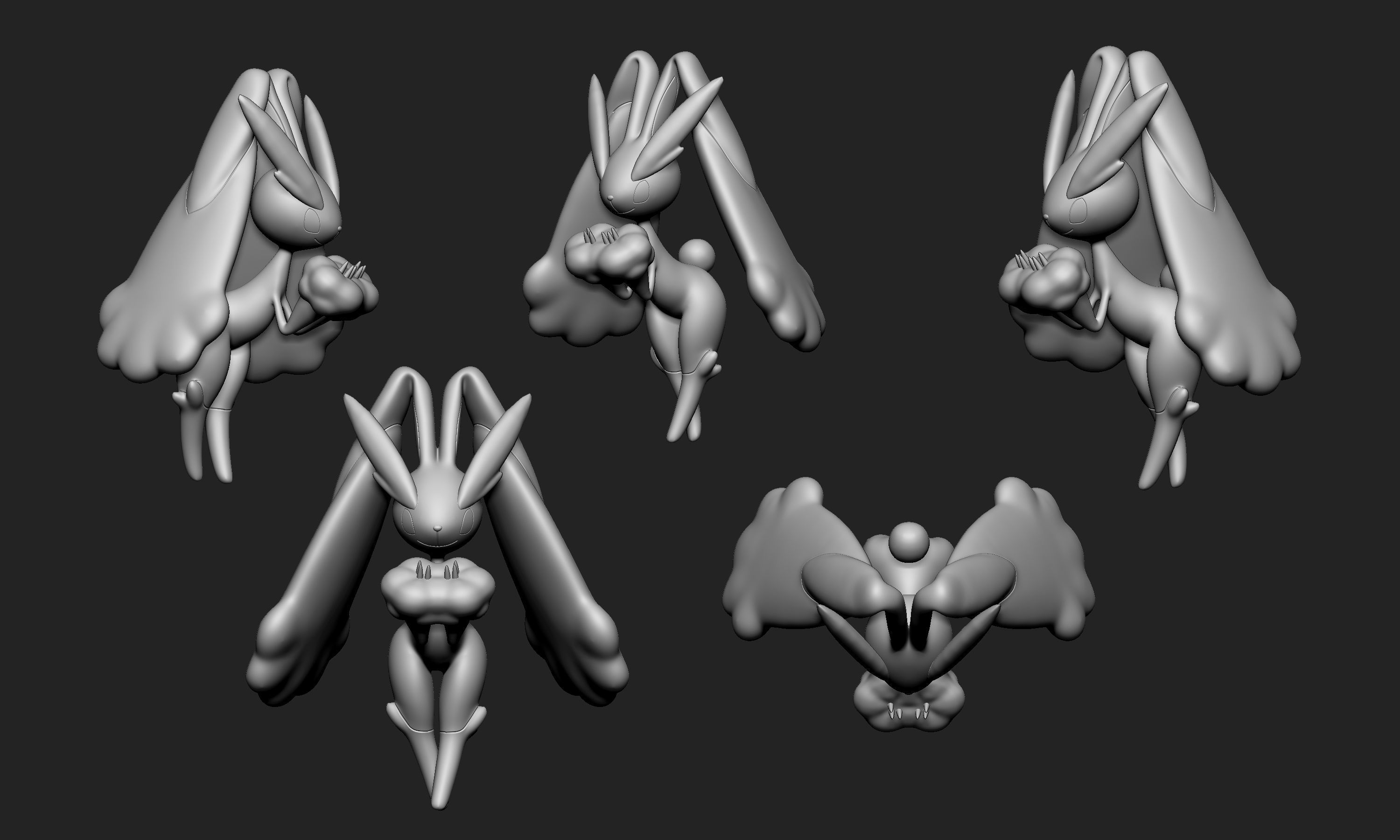 Pokemon - Lopunny 3D print model_5