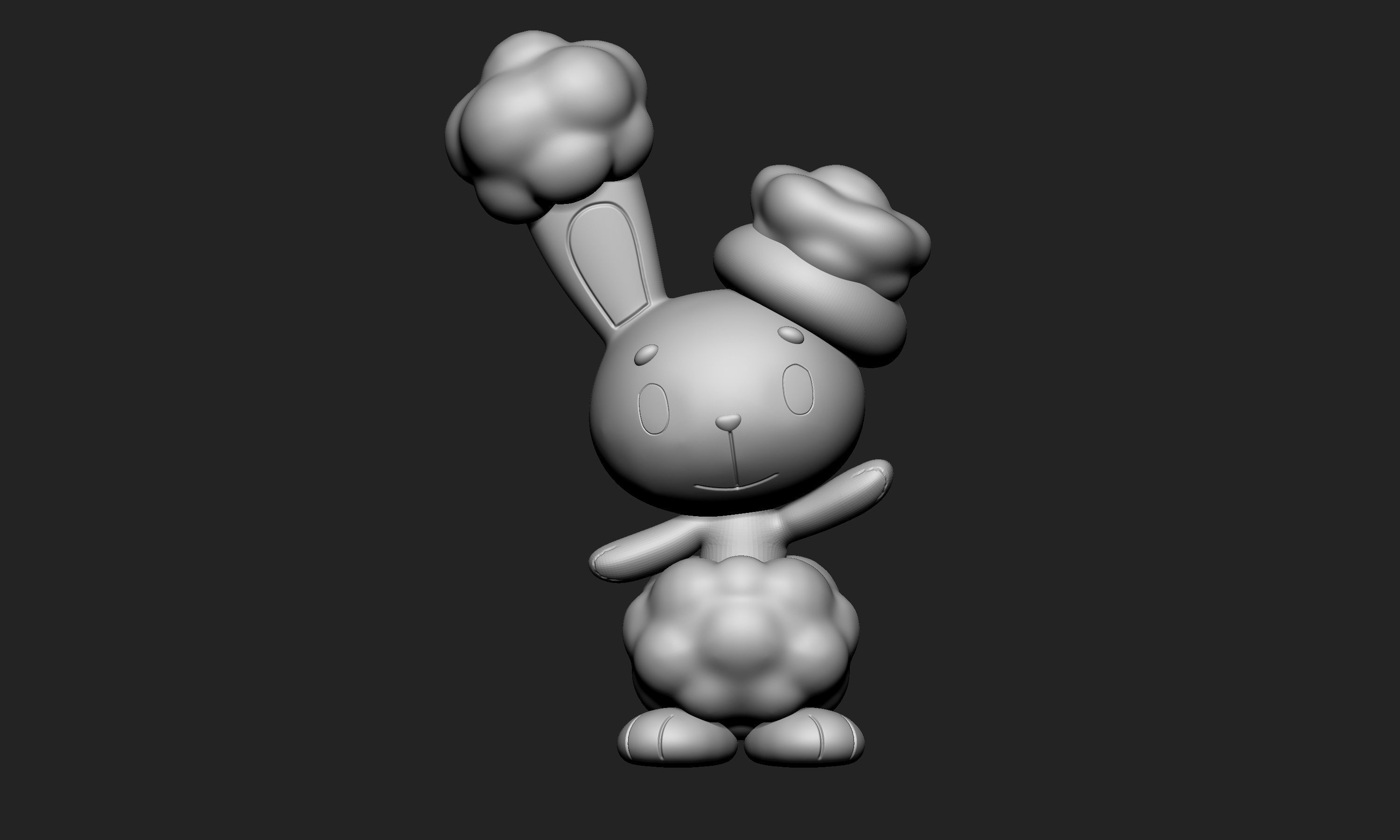 Pokemon - Buneary and Lopunny 3D print model_5