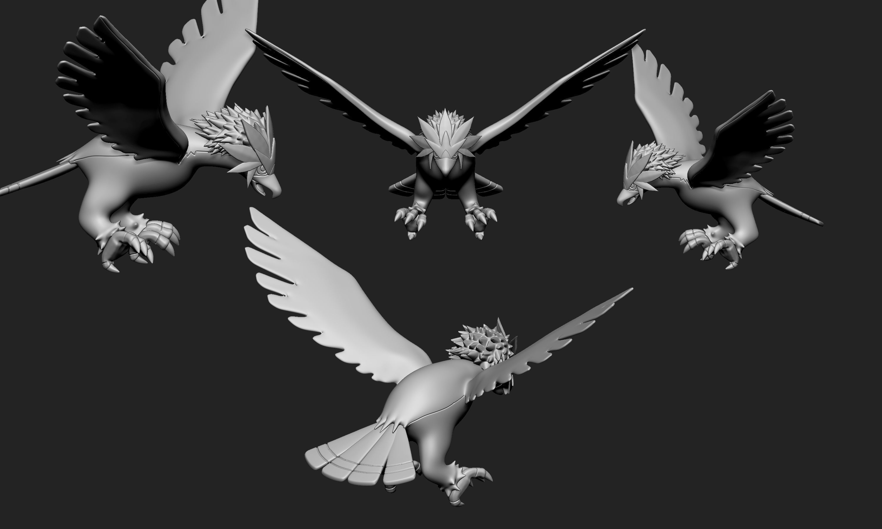 Pokemon - Braviary 3D print model_7