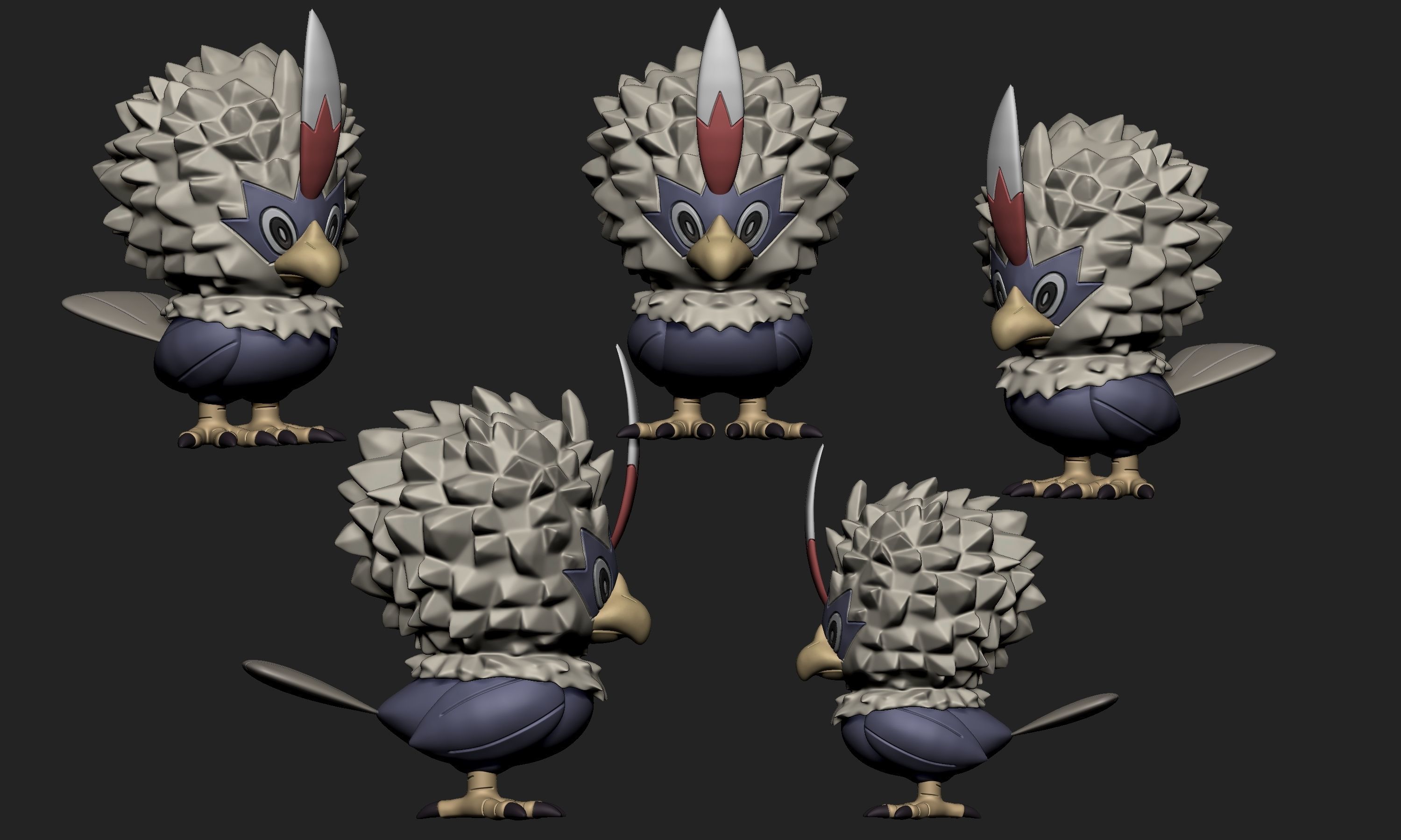 Pokemon - Braviary 3D print model_3