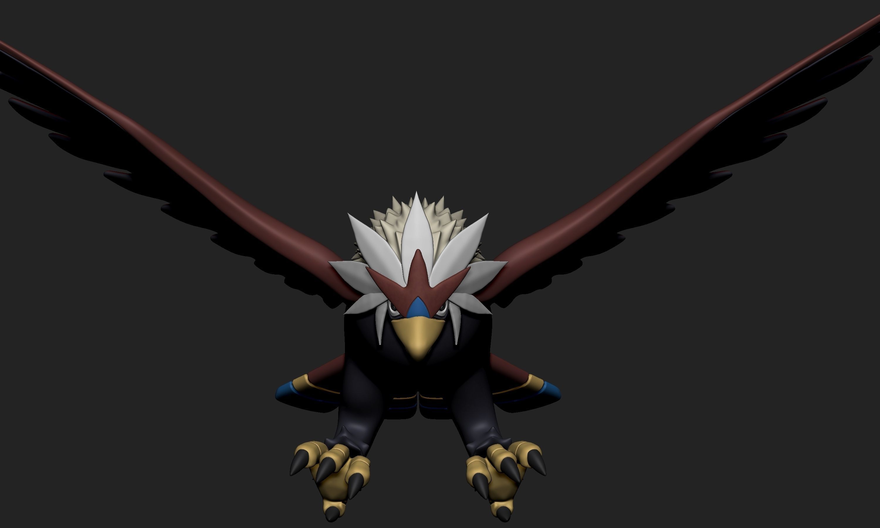 Pokemon - Braviary 3D print model_10