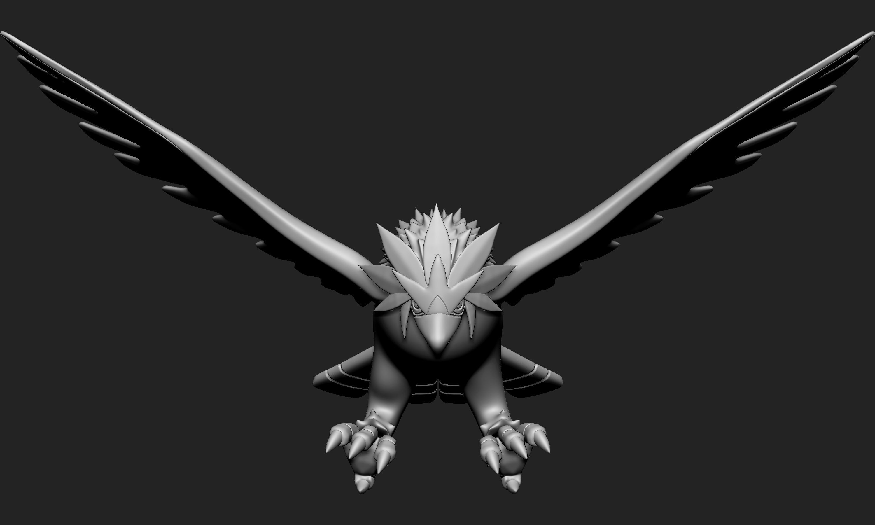 Pokemon - Braviary 3D print model_5