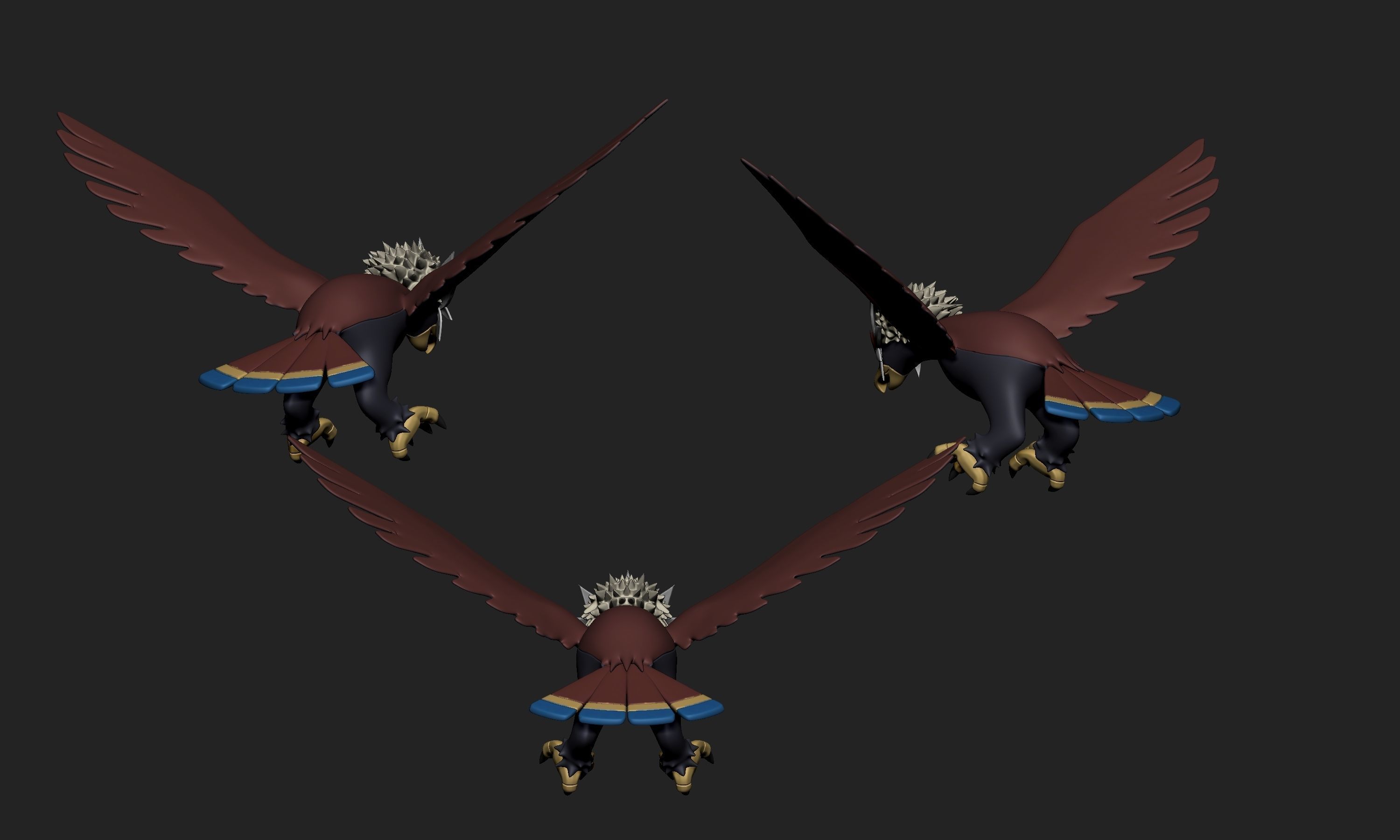 Pokemon - Braviary 3D print model_8