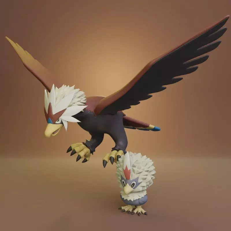Pokemon - Braviary 3D print model_0
