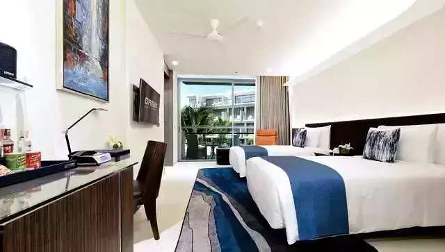  Modern luxury bedroom bed lounge chair combination 3D print model