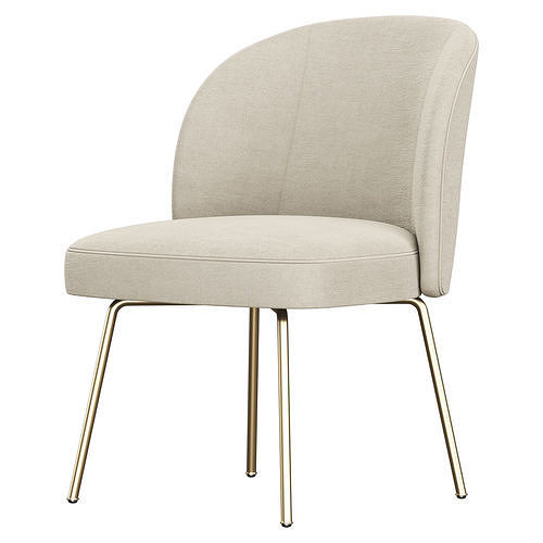 Greer Upholstered Dining Chair 3D model