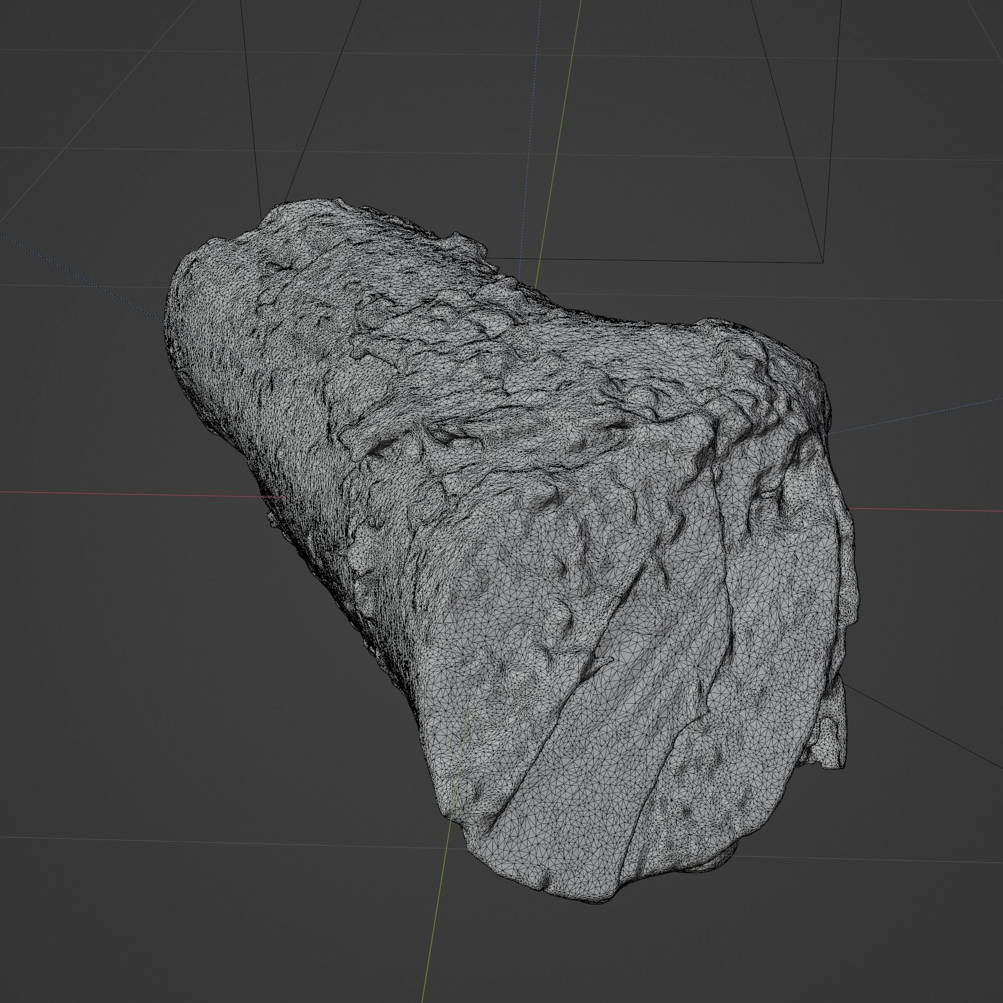 Tree Trunk 001 3D model_3