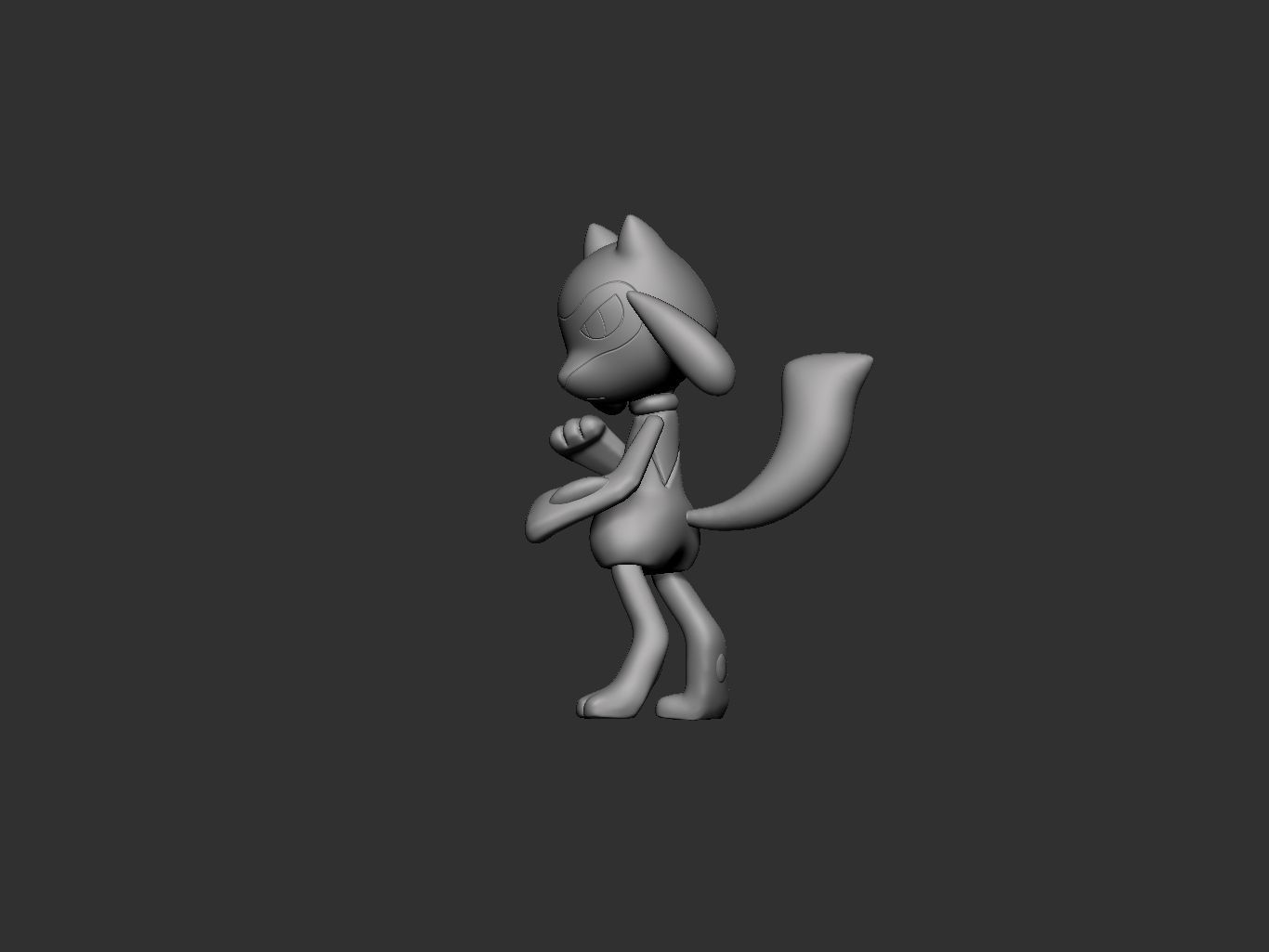 pokemon riolu 3D print model_10
