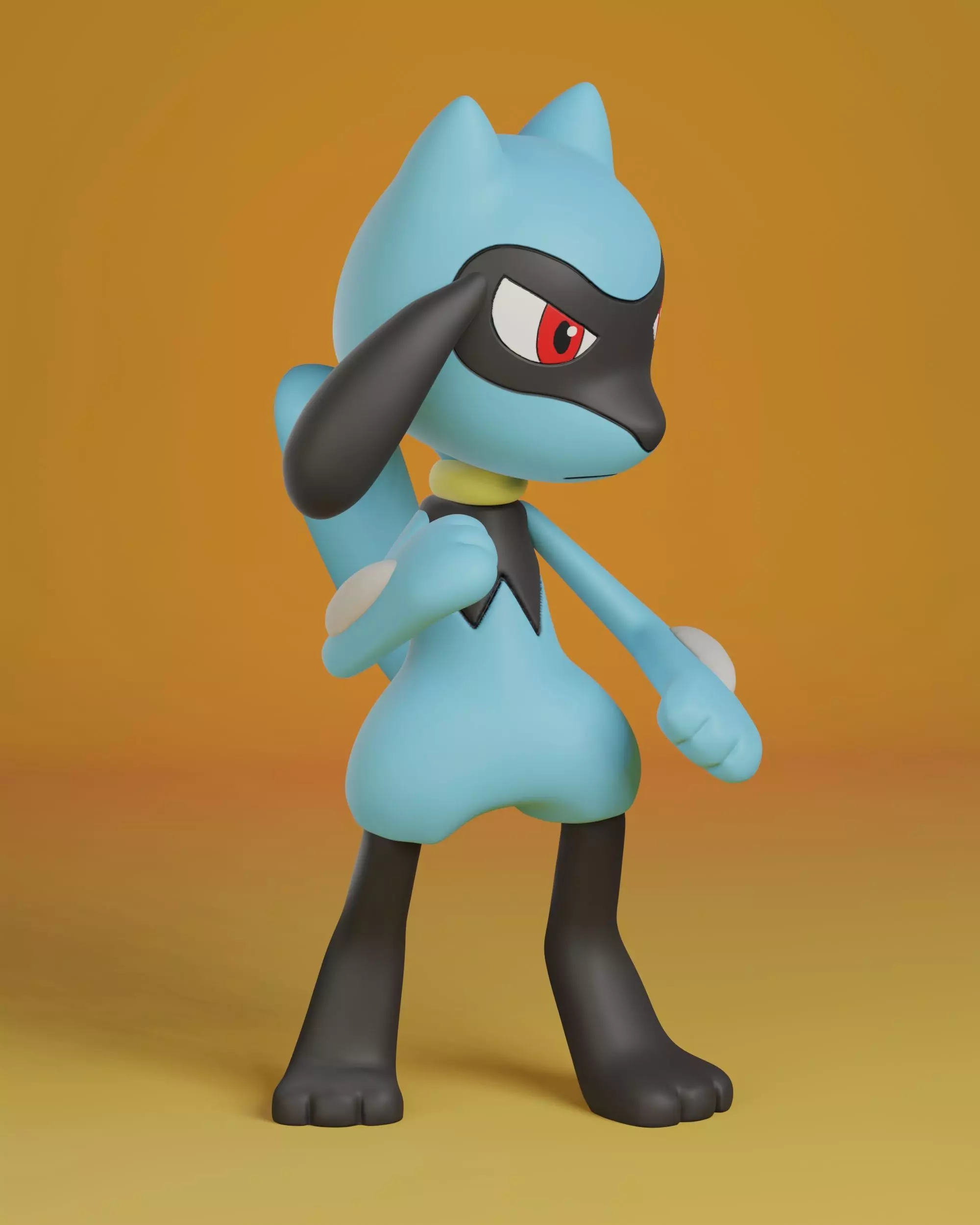 pokemon riolu 3D print model_0