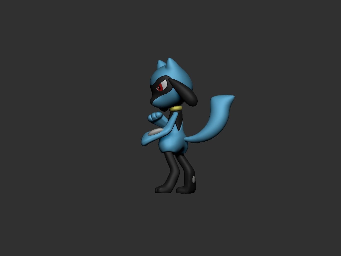pokemon riolu 3D print model_9