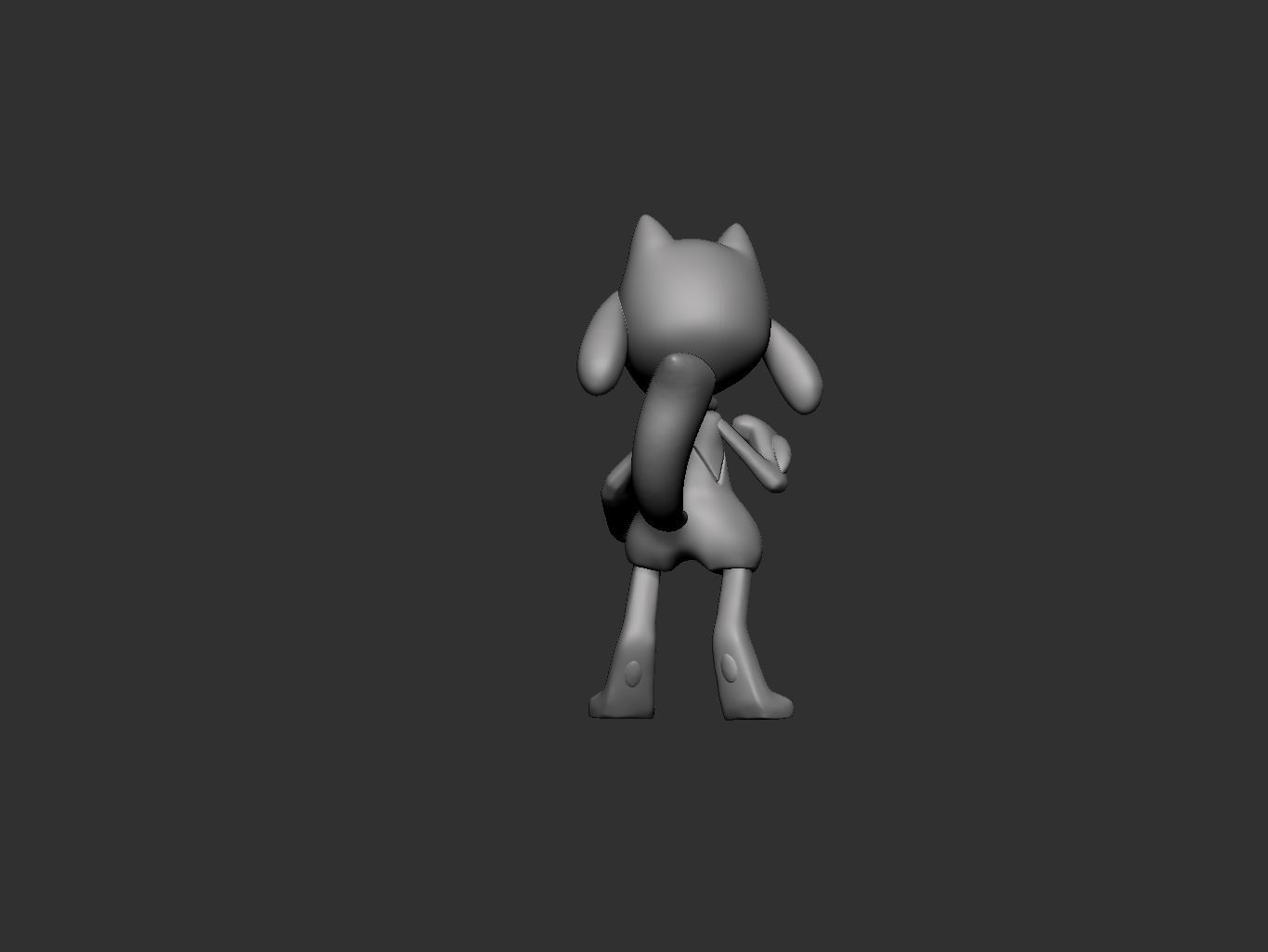 pokemon riolu 3D print model_4