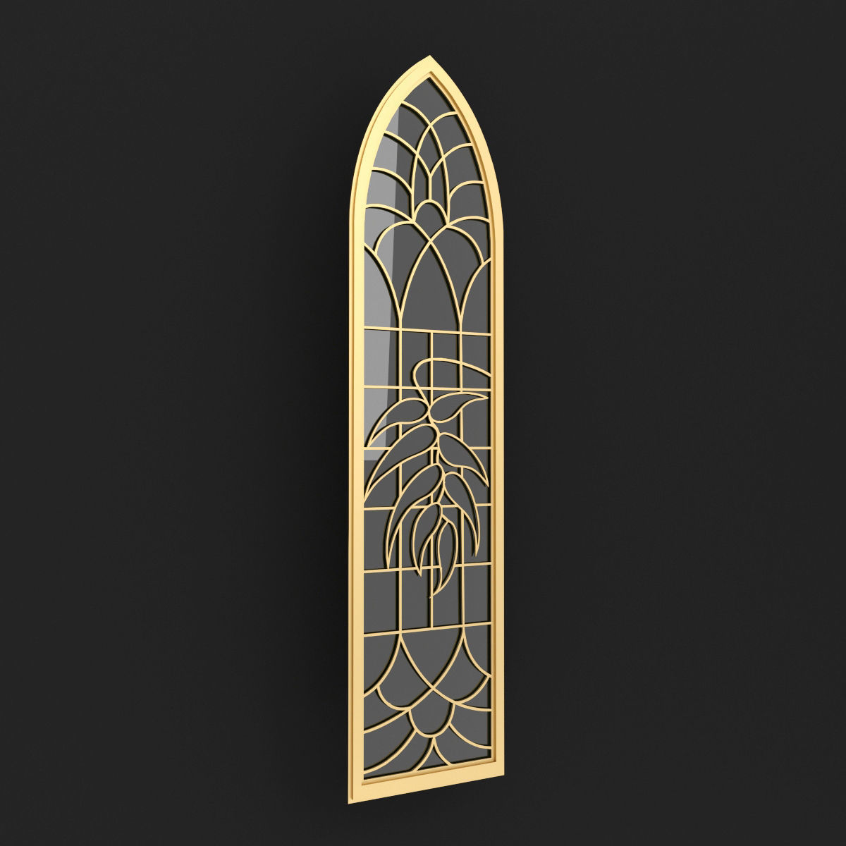 Arabic Gothic Windows 3D model_14