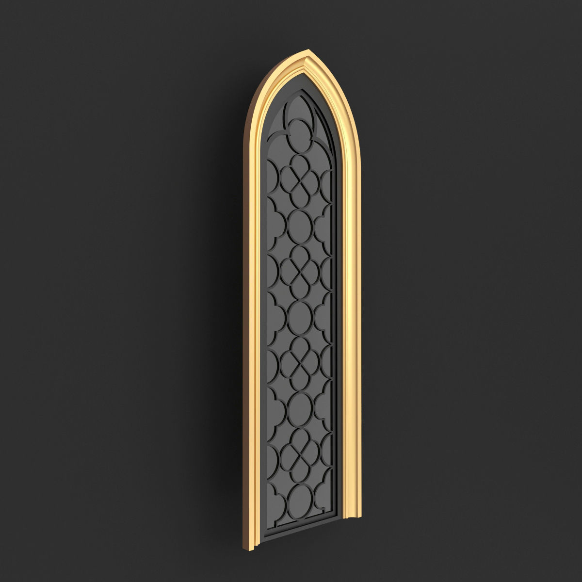 Arabic Gothic Windows 3D model_12