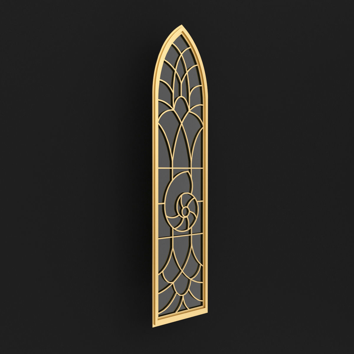 Arabic Gothic Windows 3D model_13