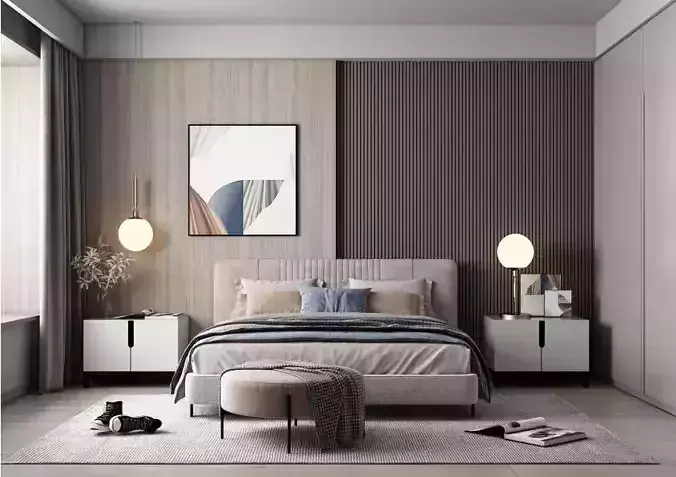 Bedroom Interior Design 3D model