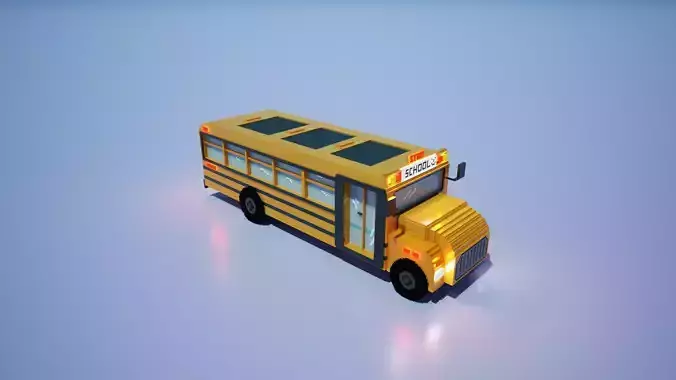 Voxel School Bus