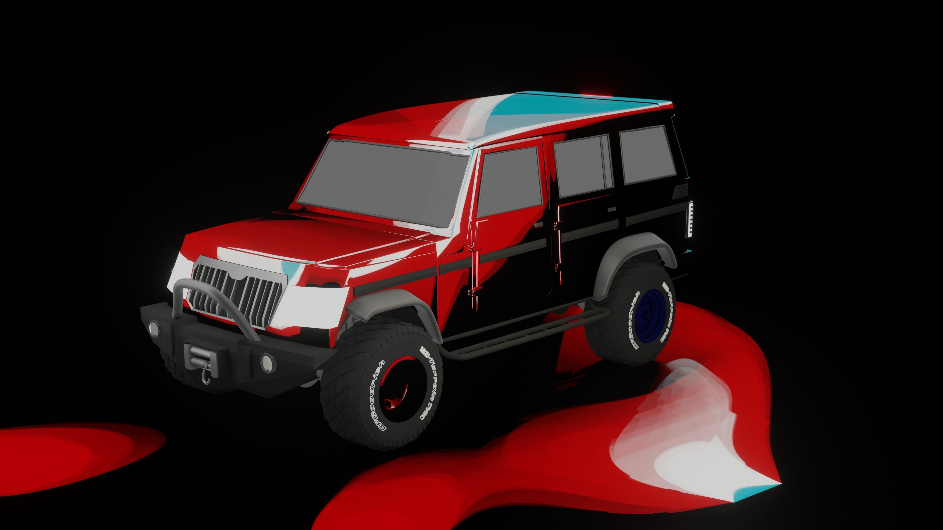 Bolero Low-poly 3D model_6