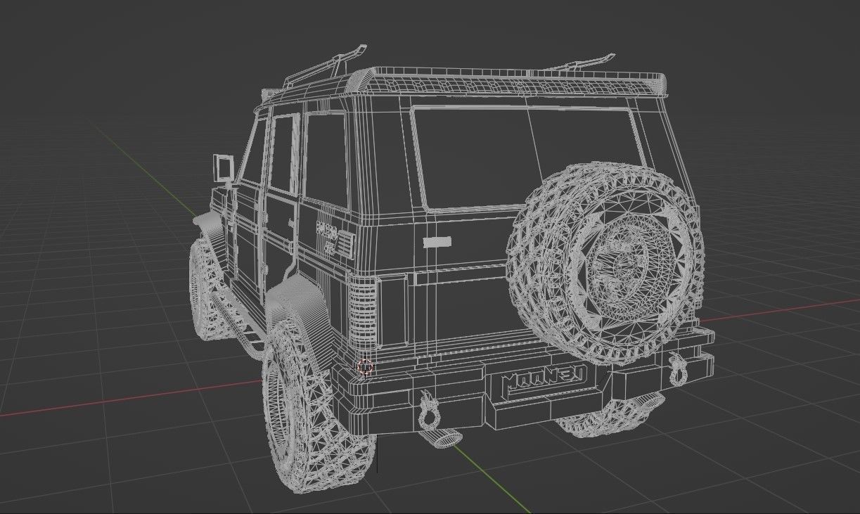 Bolero Low-poly 3D model_3