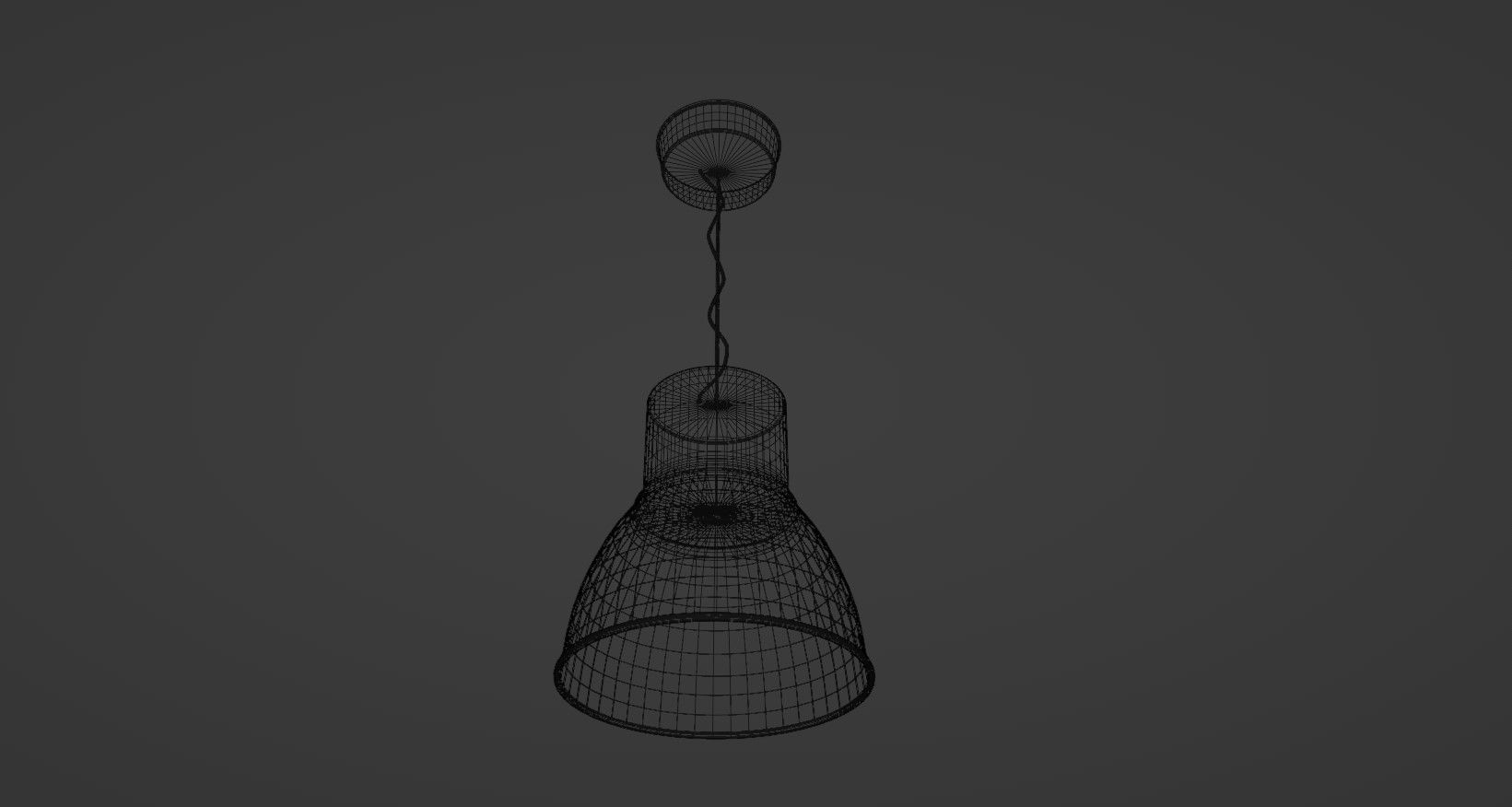 HEKTAR Ikea Pendant Lamp 3D model_6
