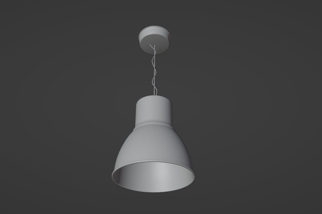 HEKTAR Ikea Pendant Lamp 3D model_5