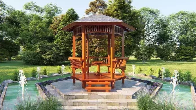 GAZEBO HEZAGONAL