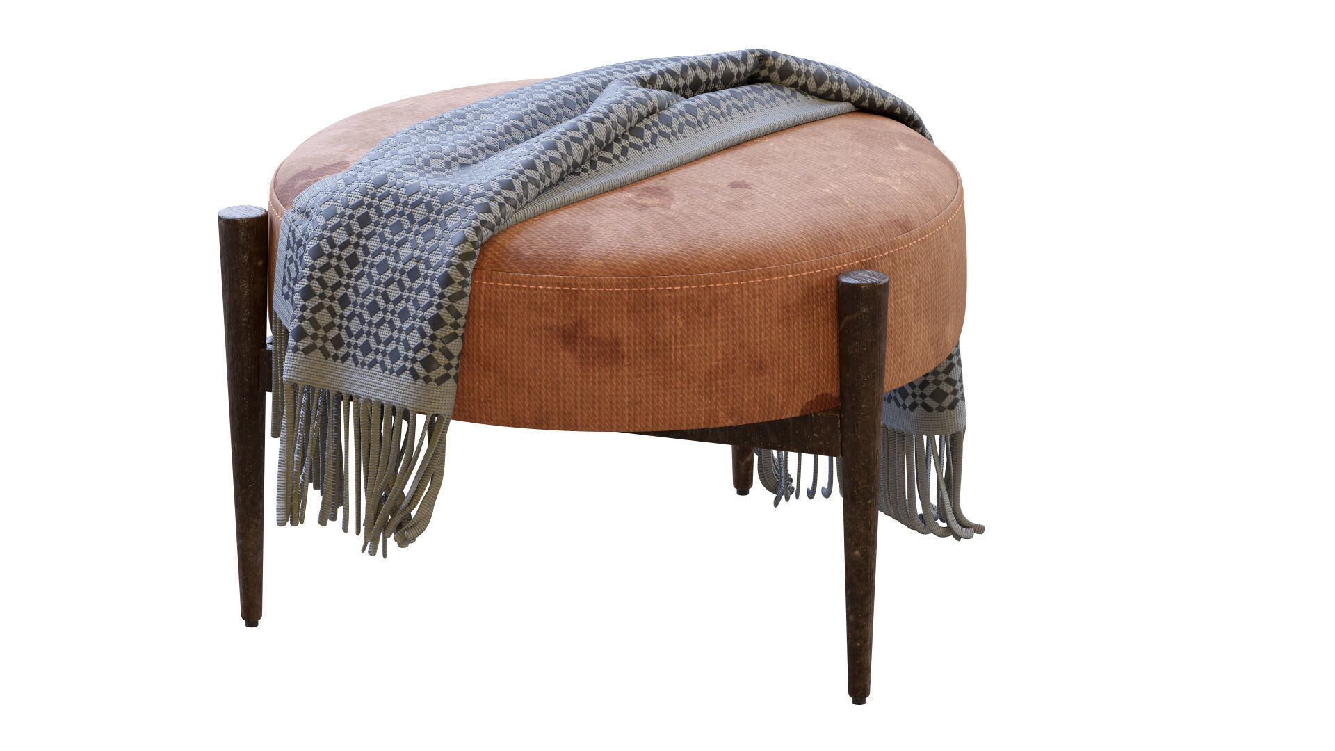 Pouf Viena 3D model_8