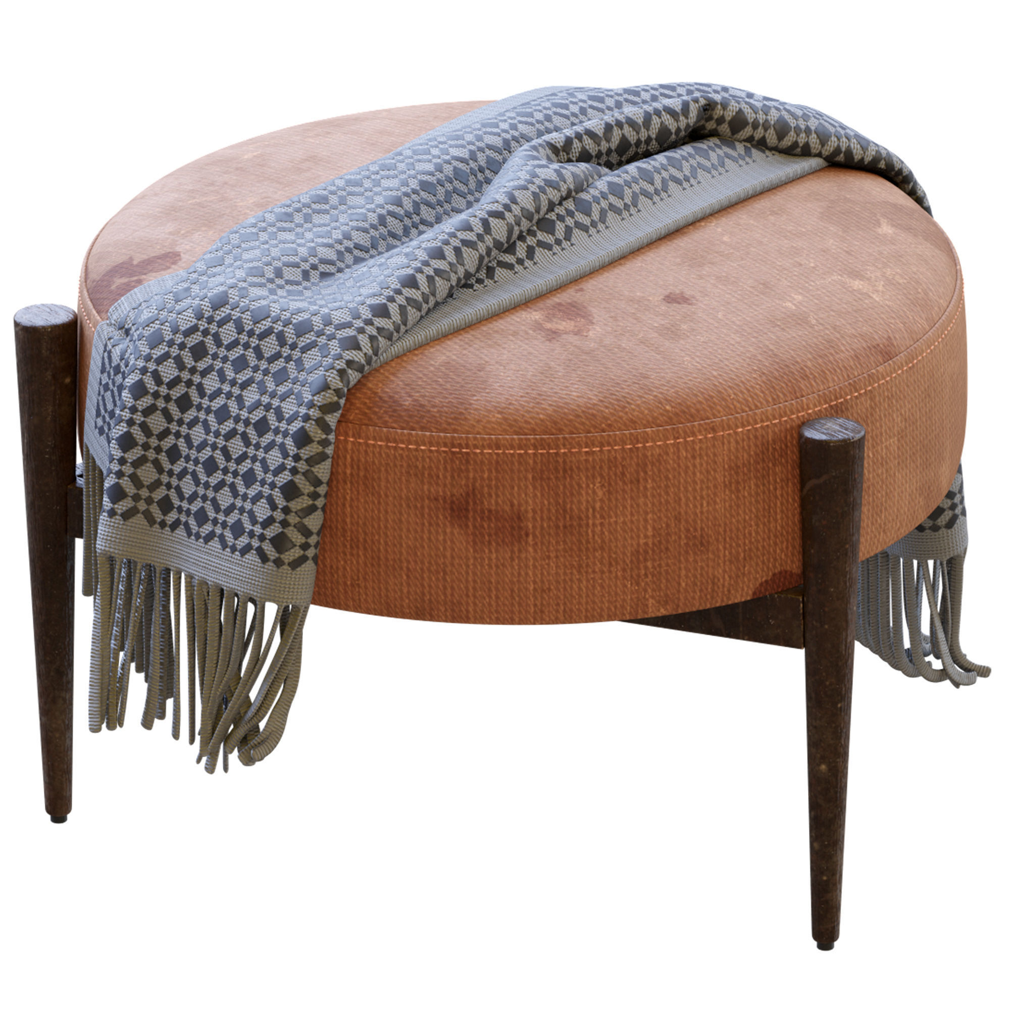 Pouf Viena 3D model_13