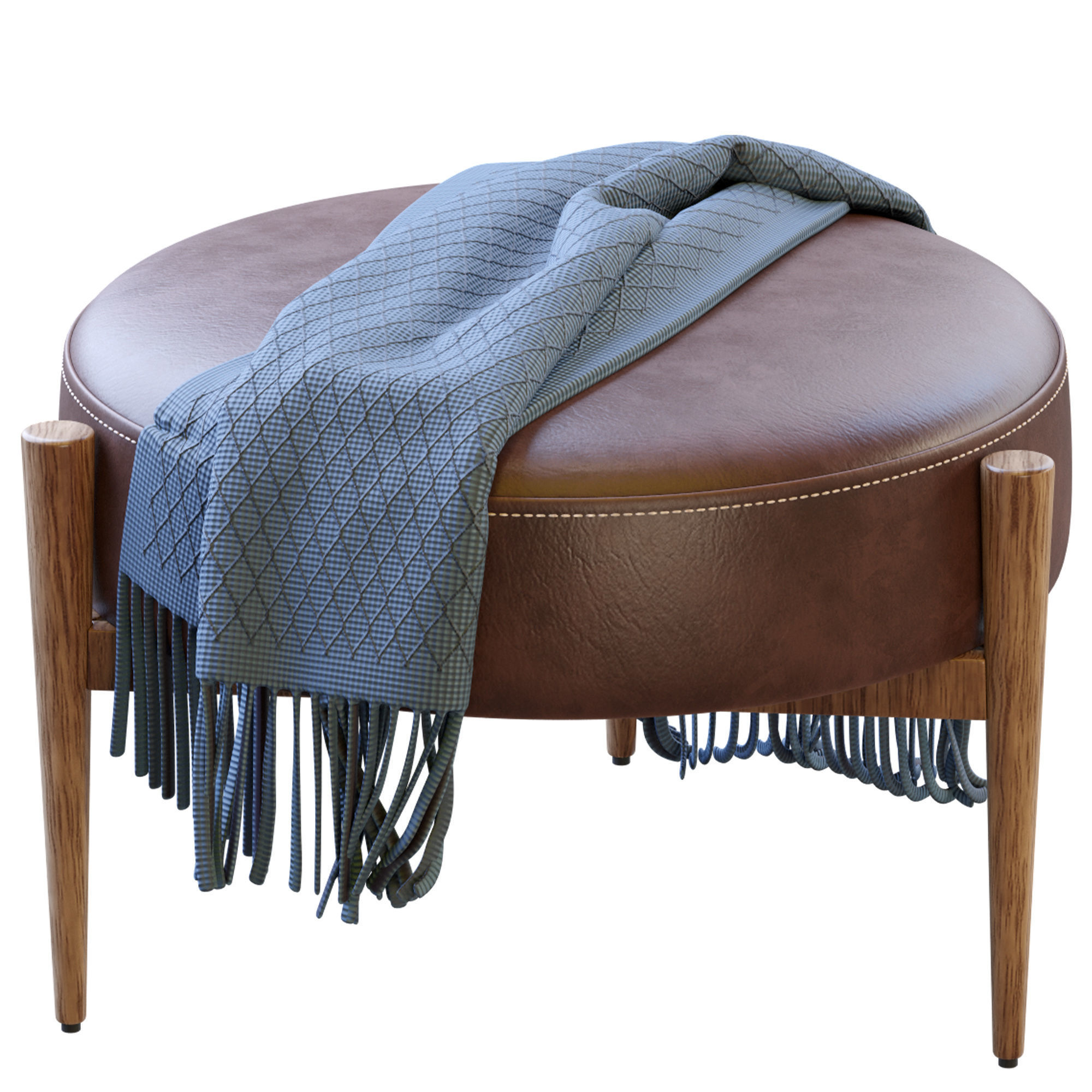 Pouf Viena 3D model_10