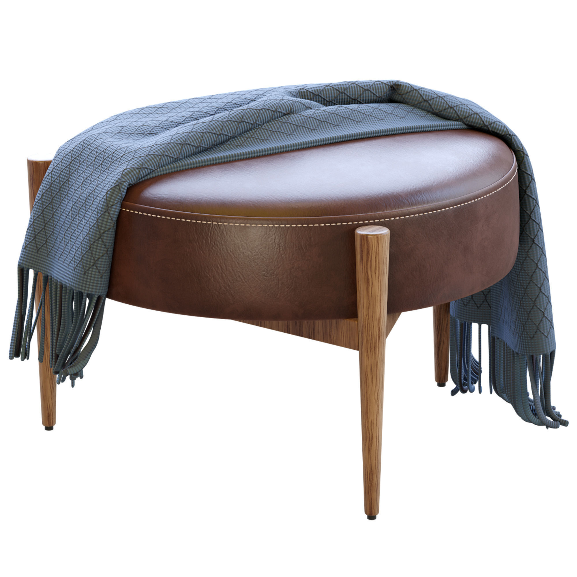 Pouf Viena 3D model_12