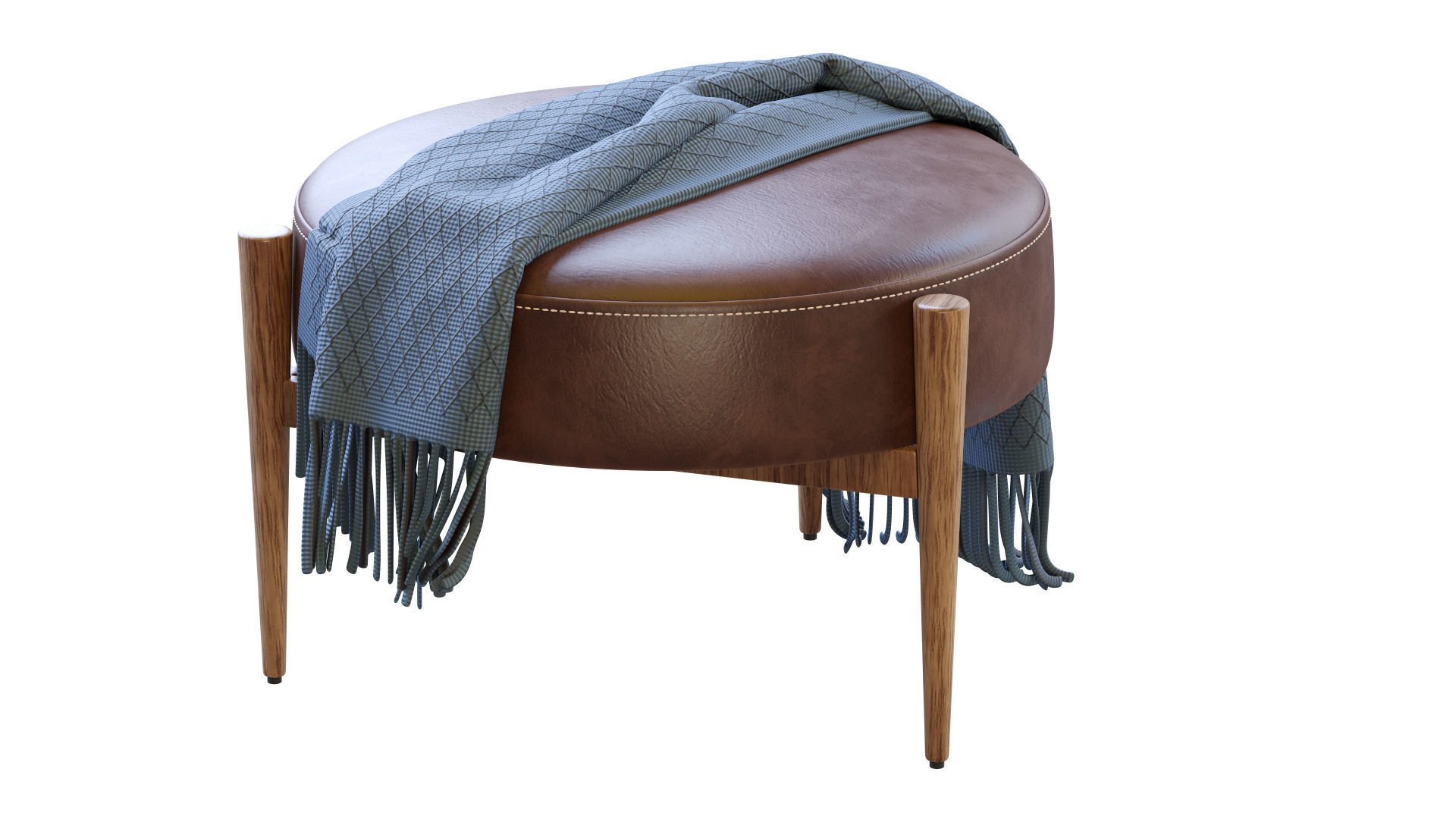 Pouf Viena 3D model_6