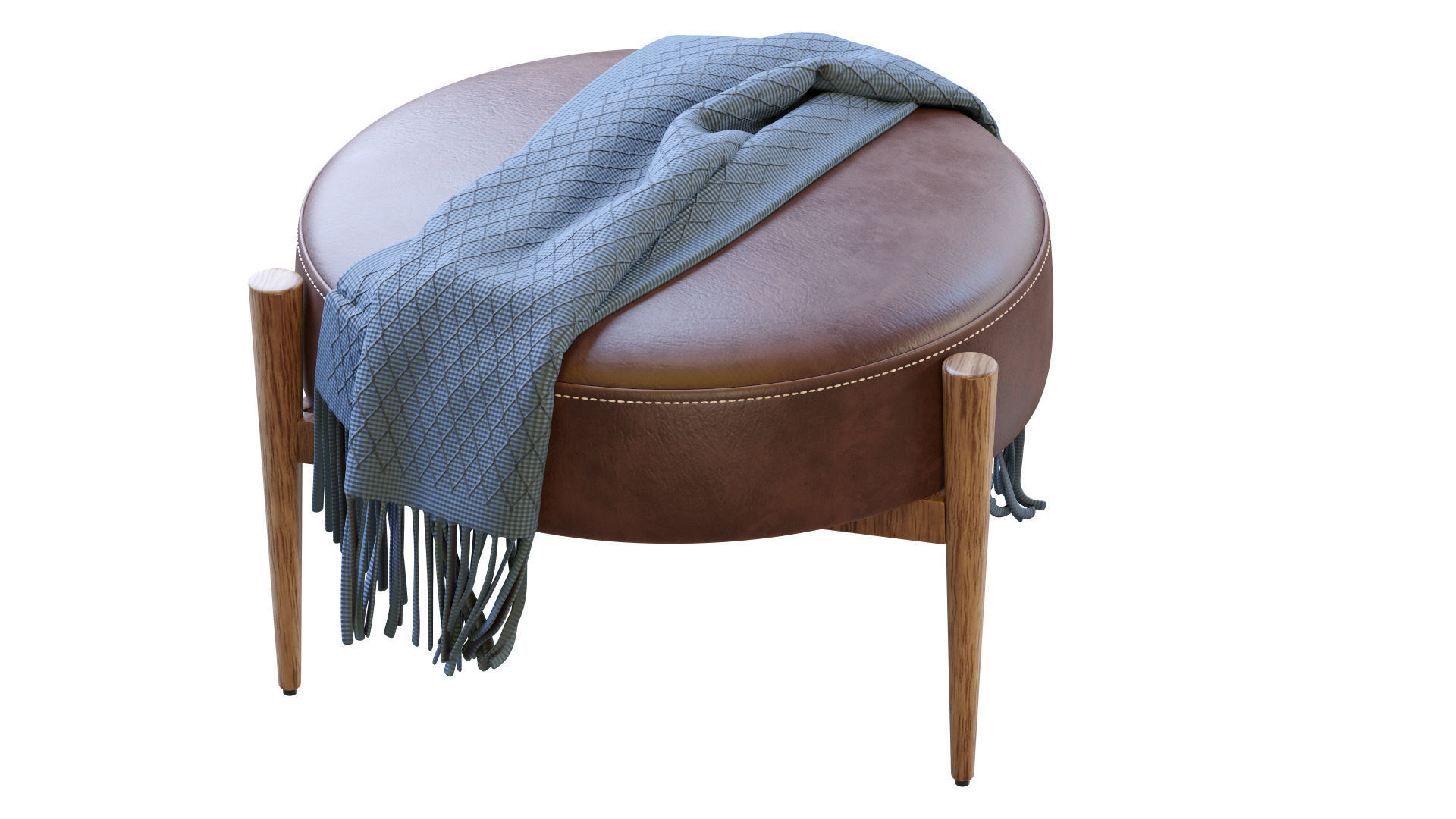 Pouf Viena 3D model_3