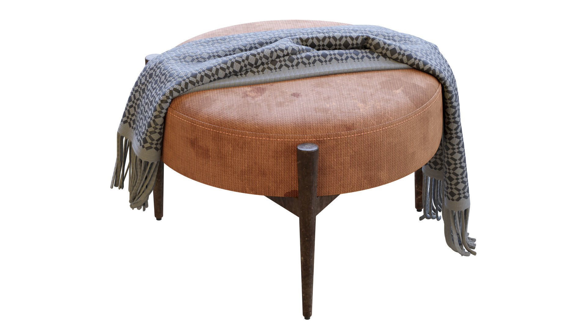 Pouf Viena 3D model_9