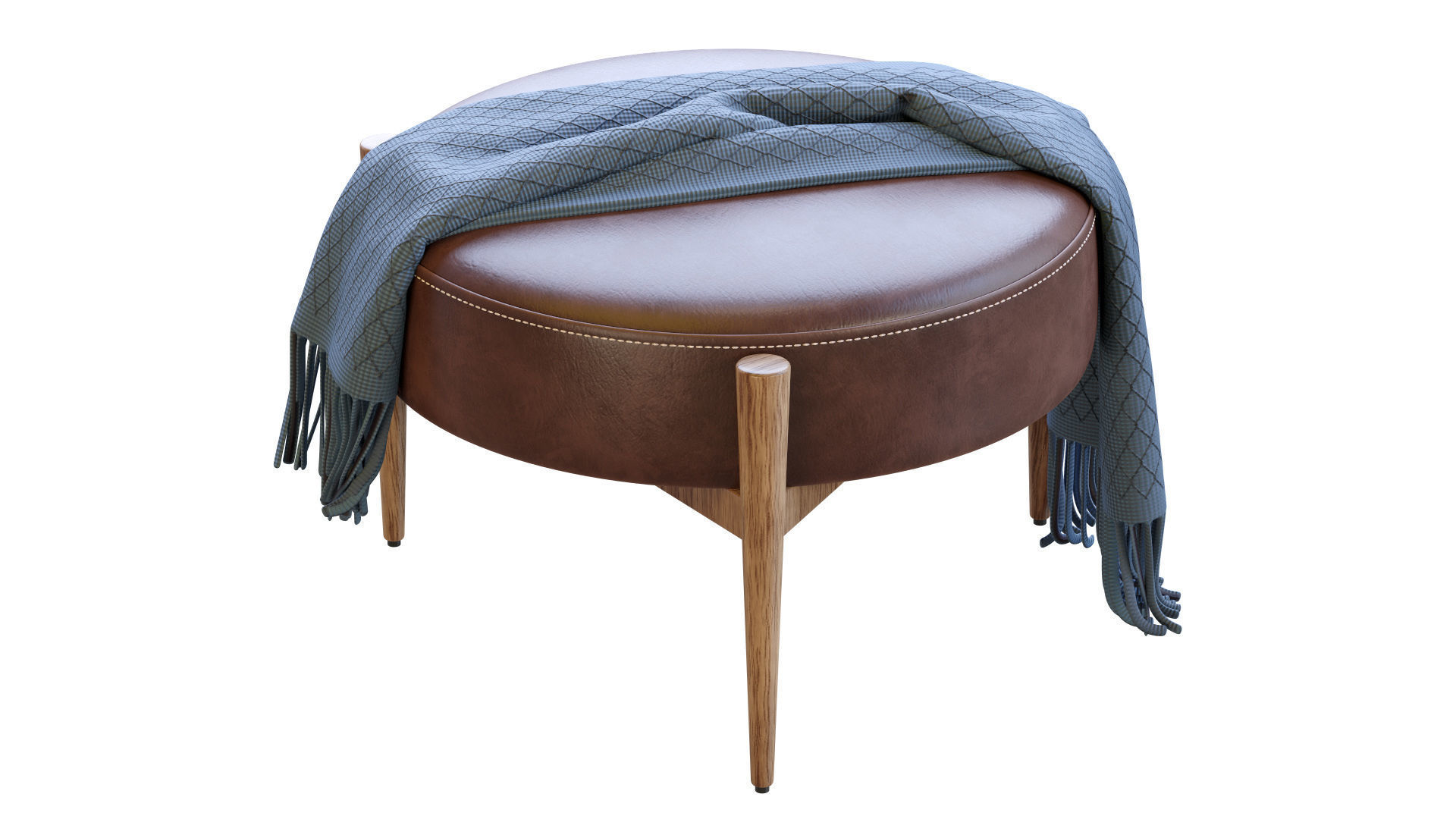 Pouf Viena 3D model_7