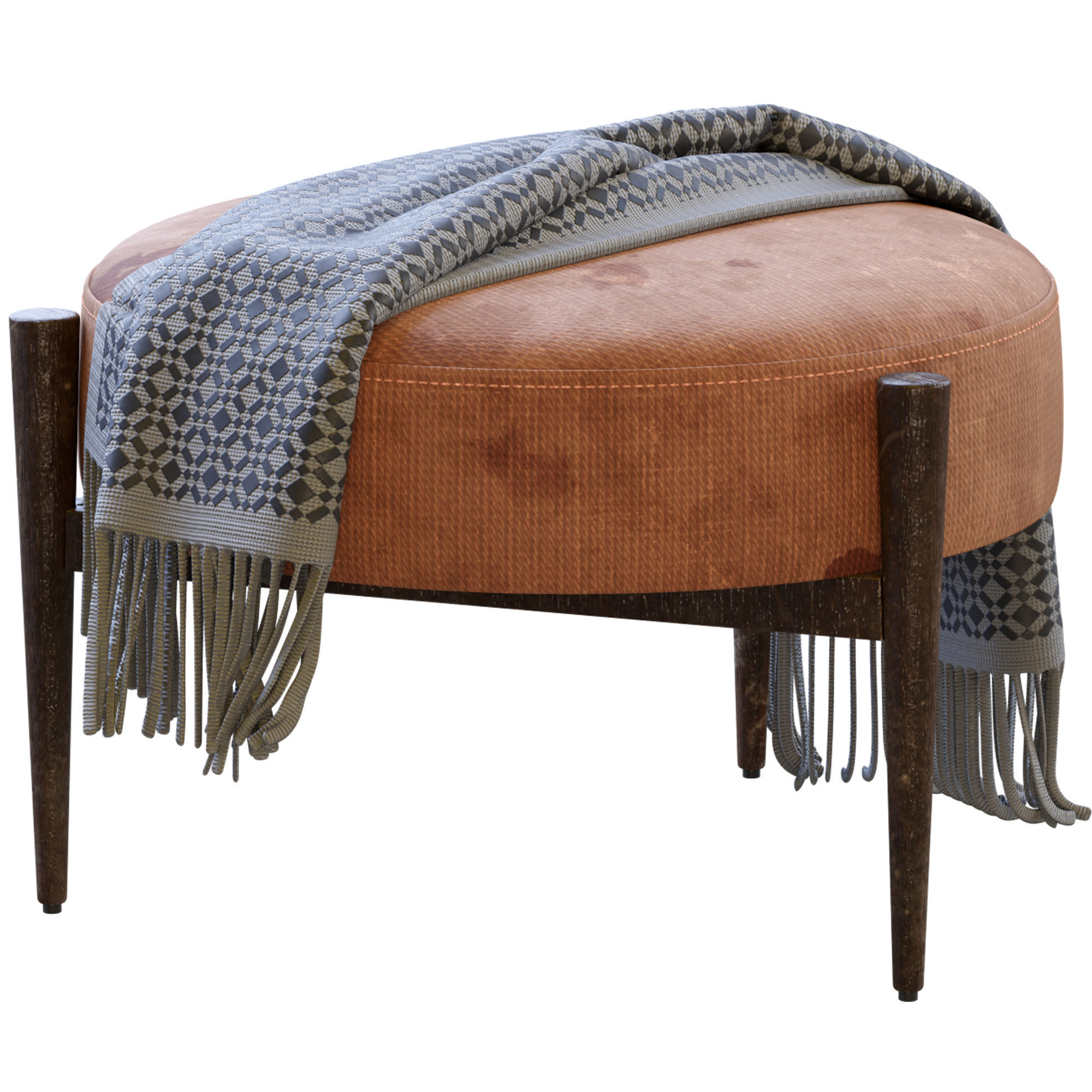 Pouf Viena 3D model_1