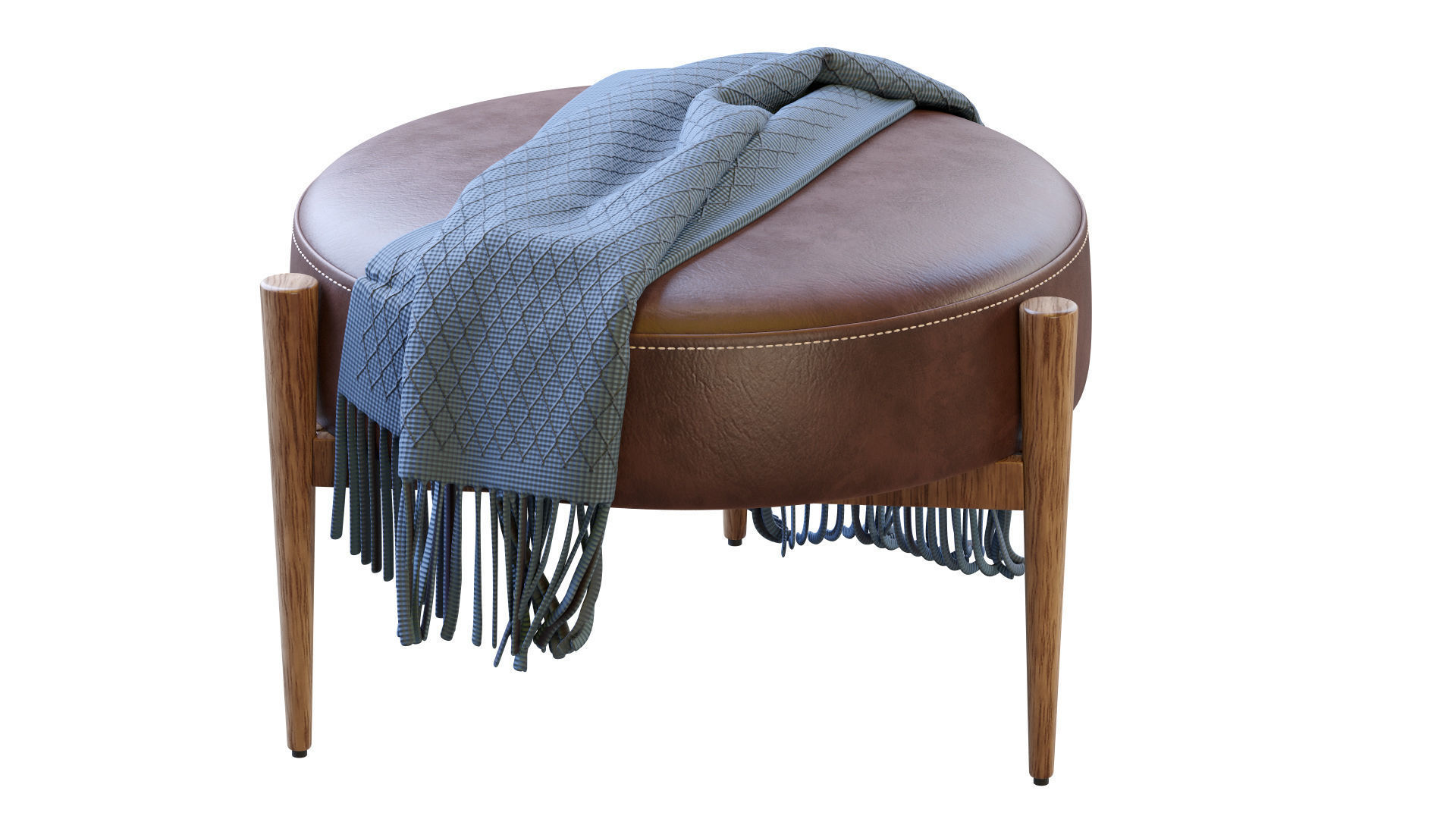 Pouf Viena 3D model_4