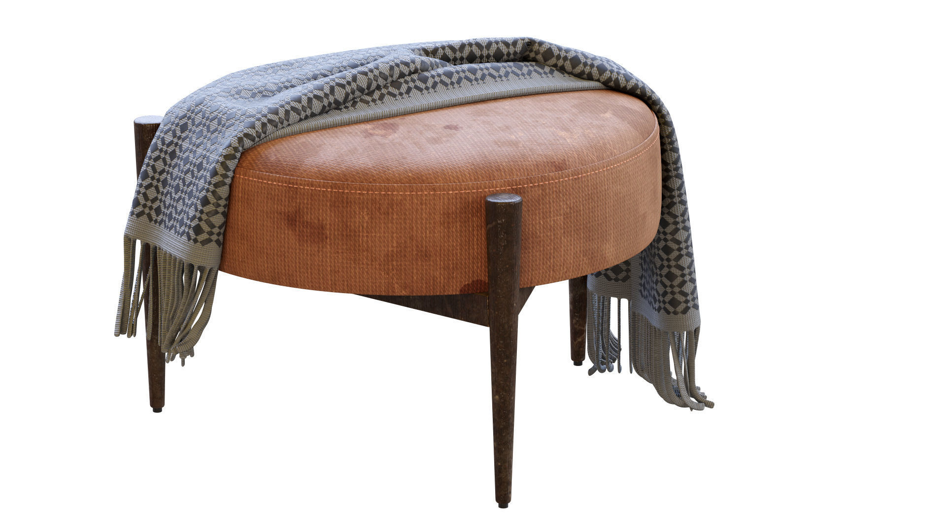 Pouf Viena 3D model_16