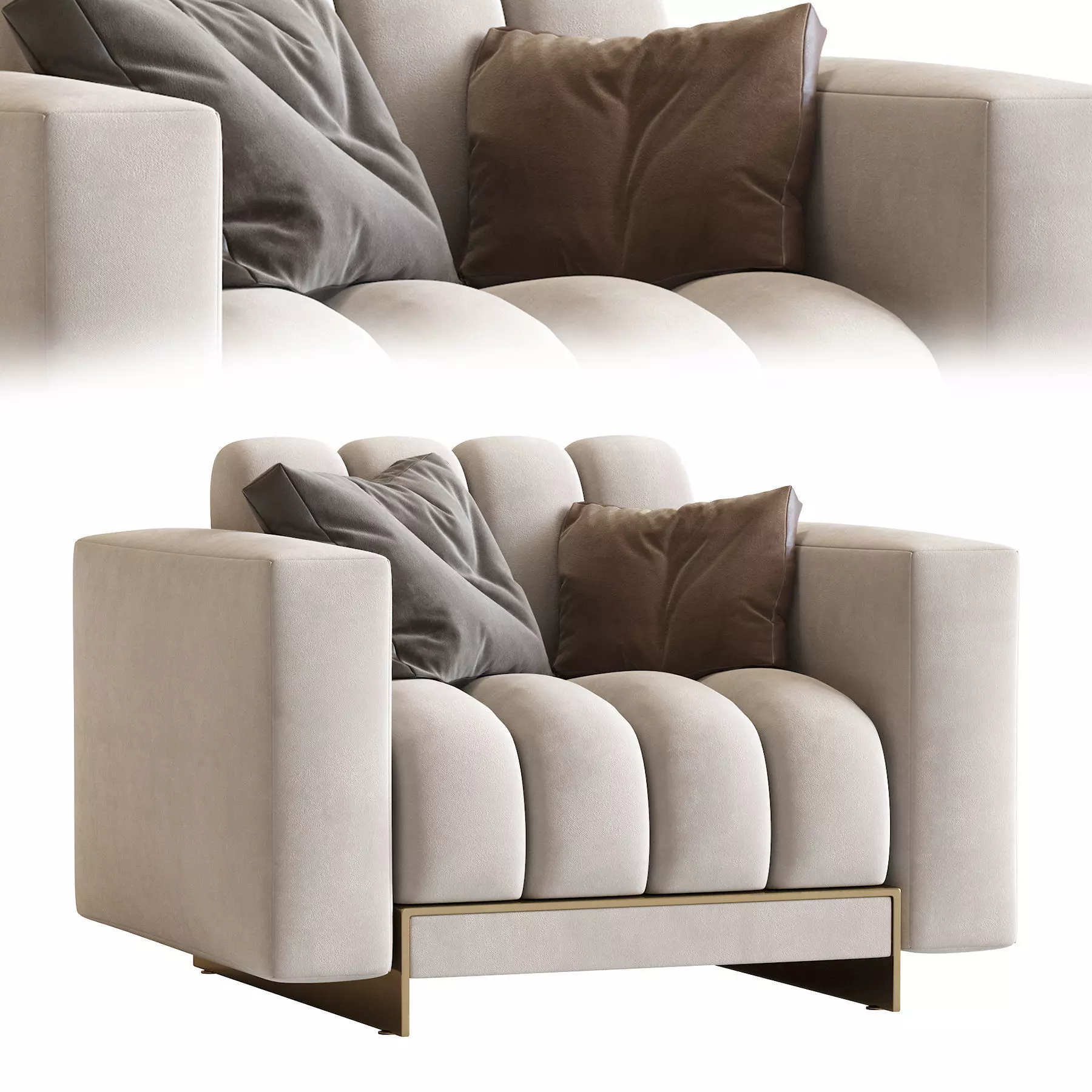 The Well Balanced Armchair 3D model