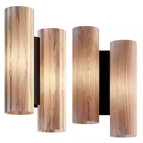 LZF BLACK NOTE DUPLET Wall Light 3D model