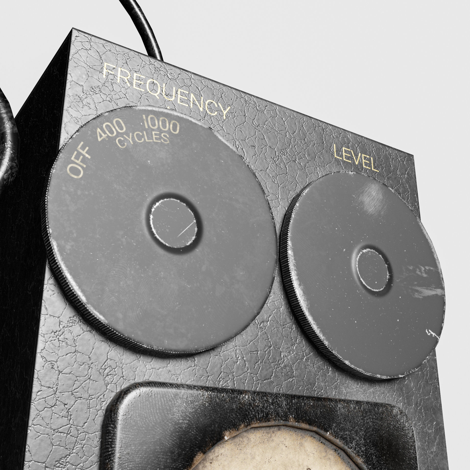General Radio Transistor Oscillator 1307-A Low-poly 3D model_5
