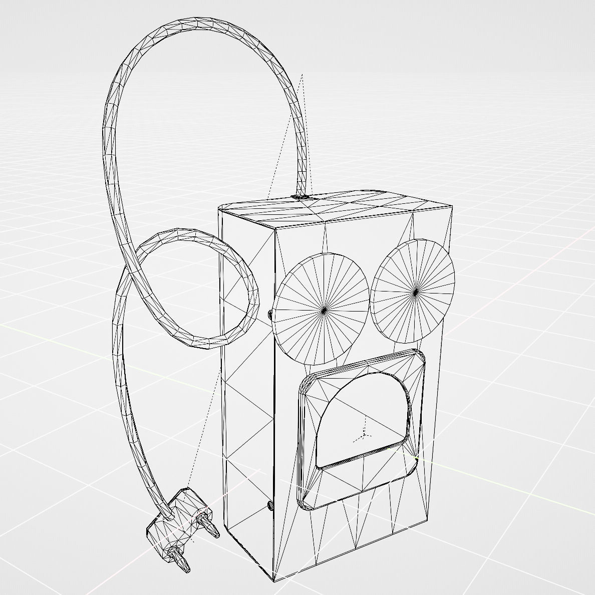 General Radio Transistor Oscillator 1307-A Low-poly 3D model_9