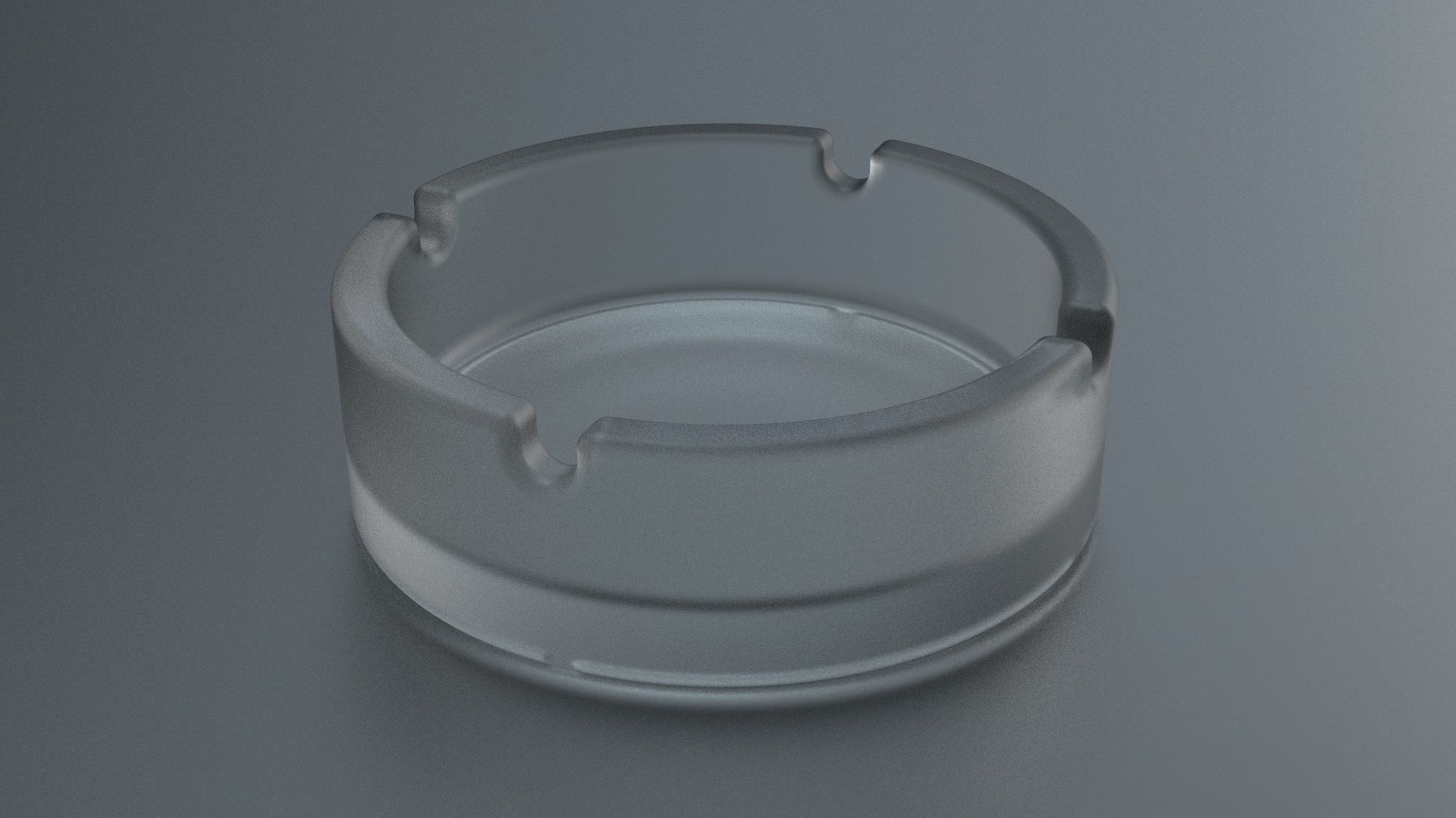 Round Ashtray - 1 3D model_5