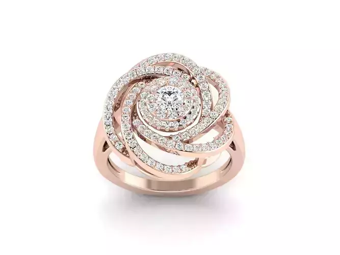 solitaire wedding engagement ring with 360 view