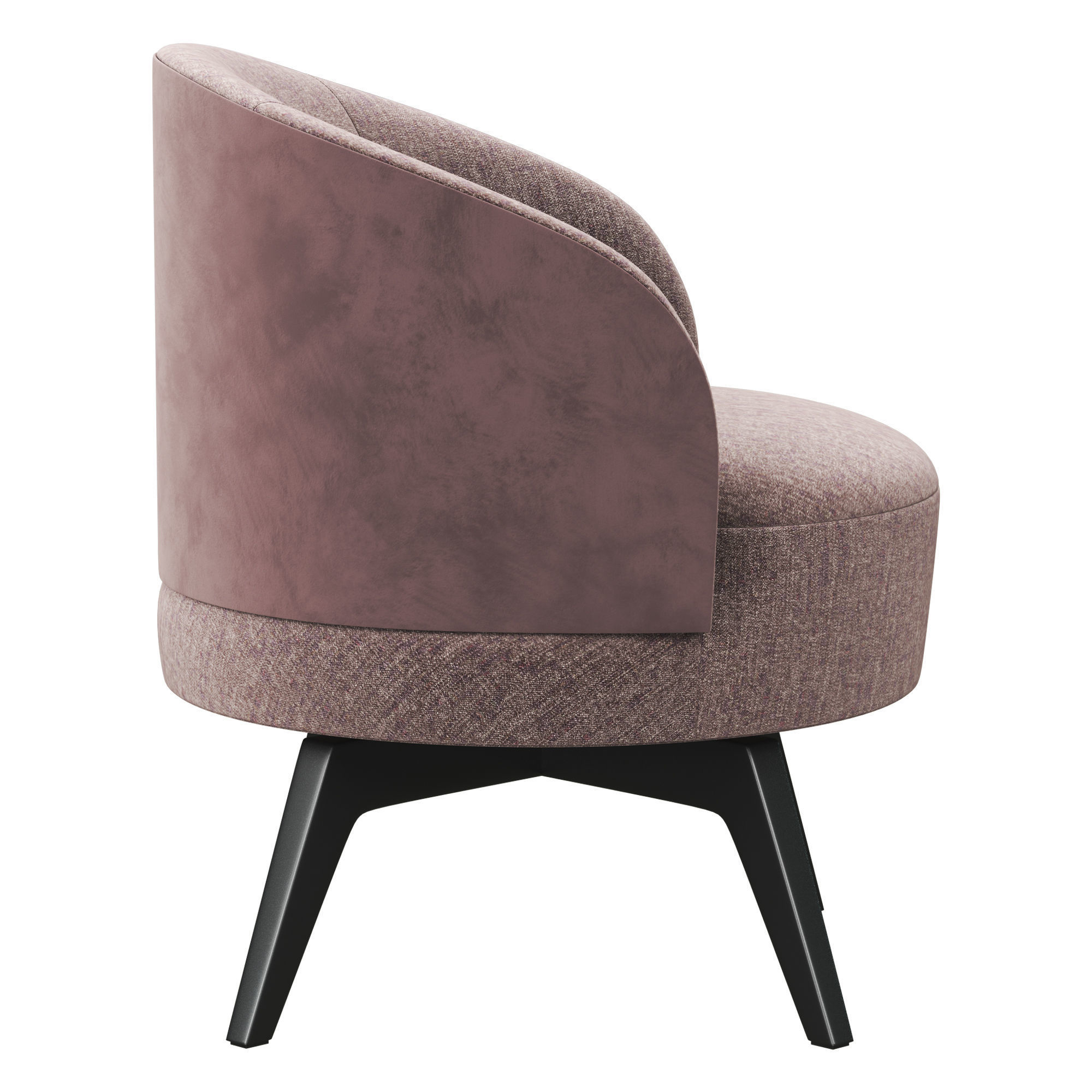 FENDI upholstered chair with legs 3D model_3