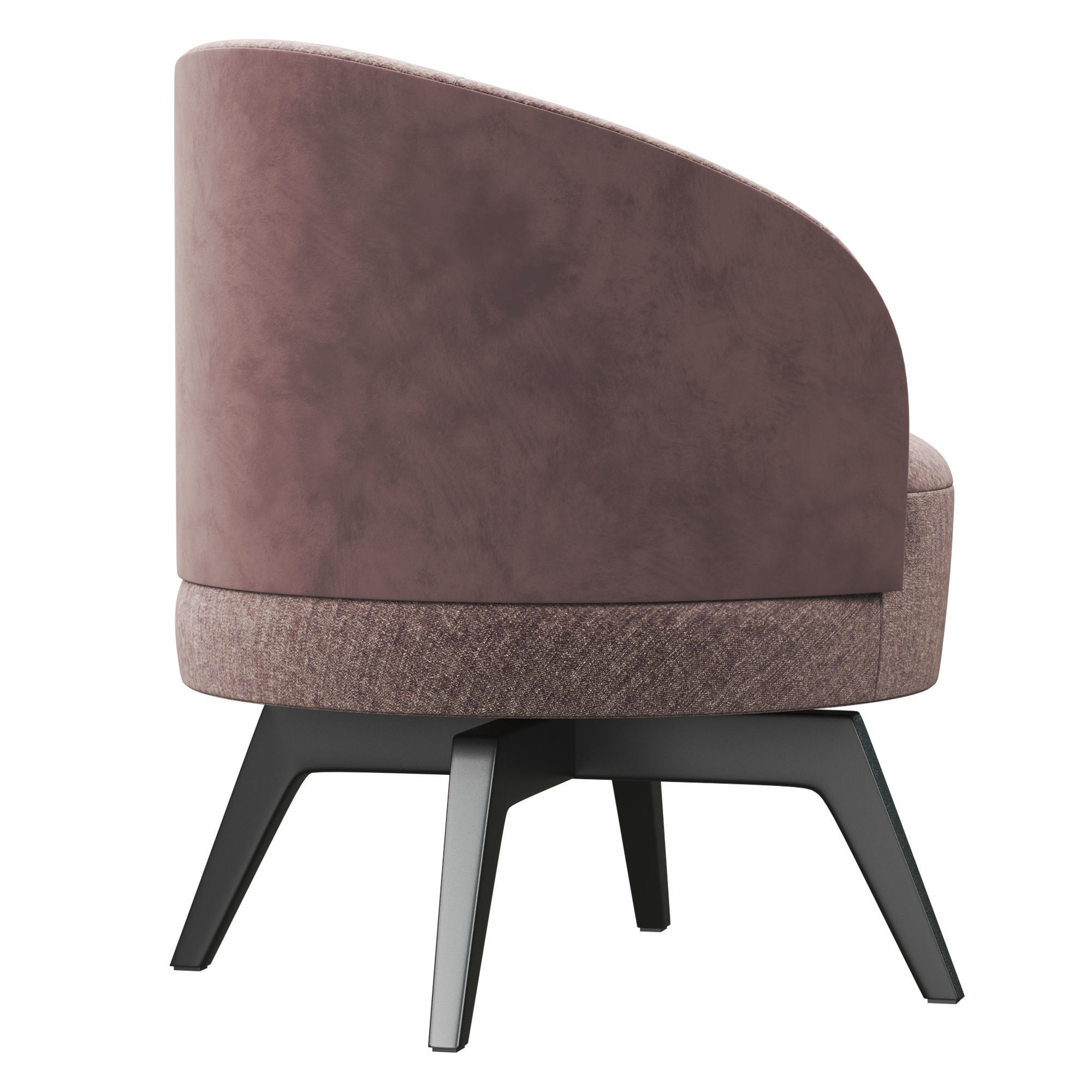 FENDI upholstered chair with legs 3D model_4