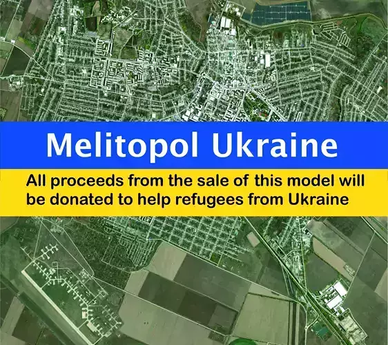 Cityscape Melitopol Ukraine