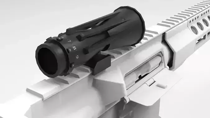Scifi Low Poly Scope