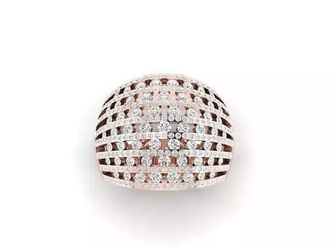 solitaire wedding engagement women ring 3dm render detail 3D print model