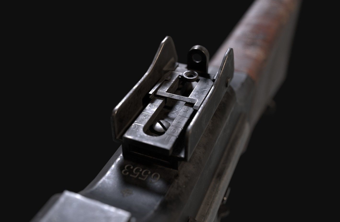 Swedish Kg 21 - Low-poly 3D model PBR  Low-poly 3D model_5